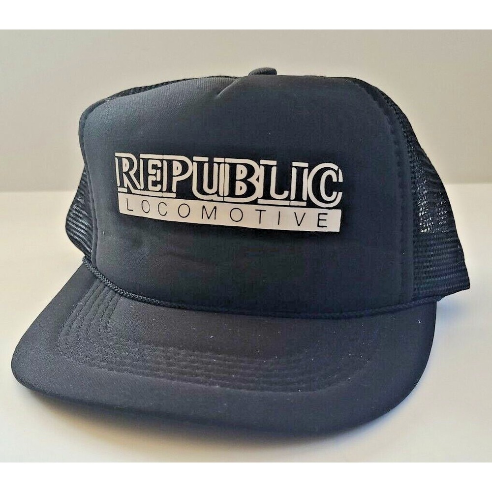 Republic Locomotive Railroad Snapback Hat